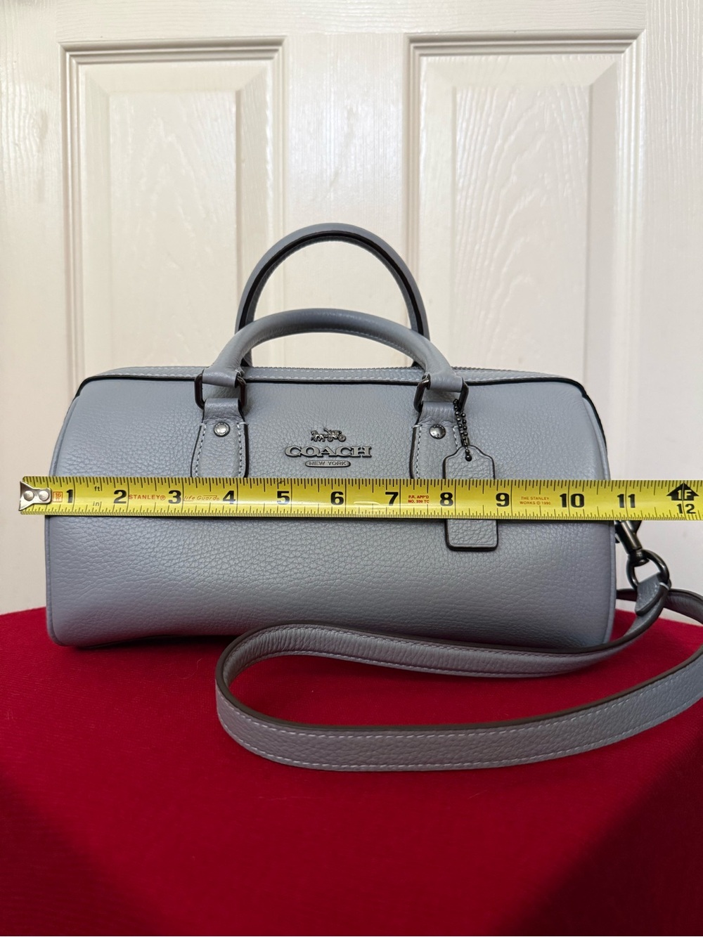 Coach pebble leather barrel bag - Picture 8 of 10